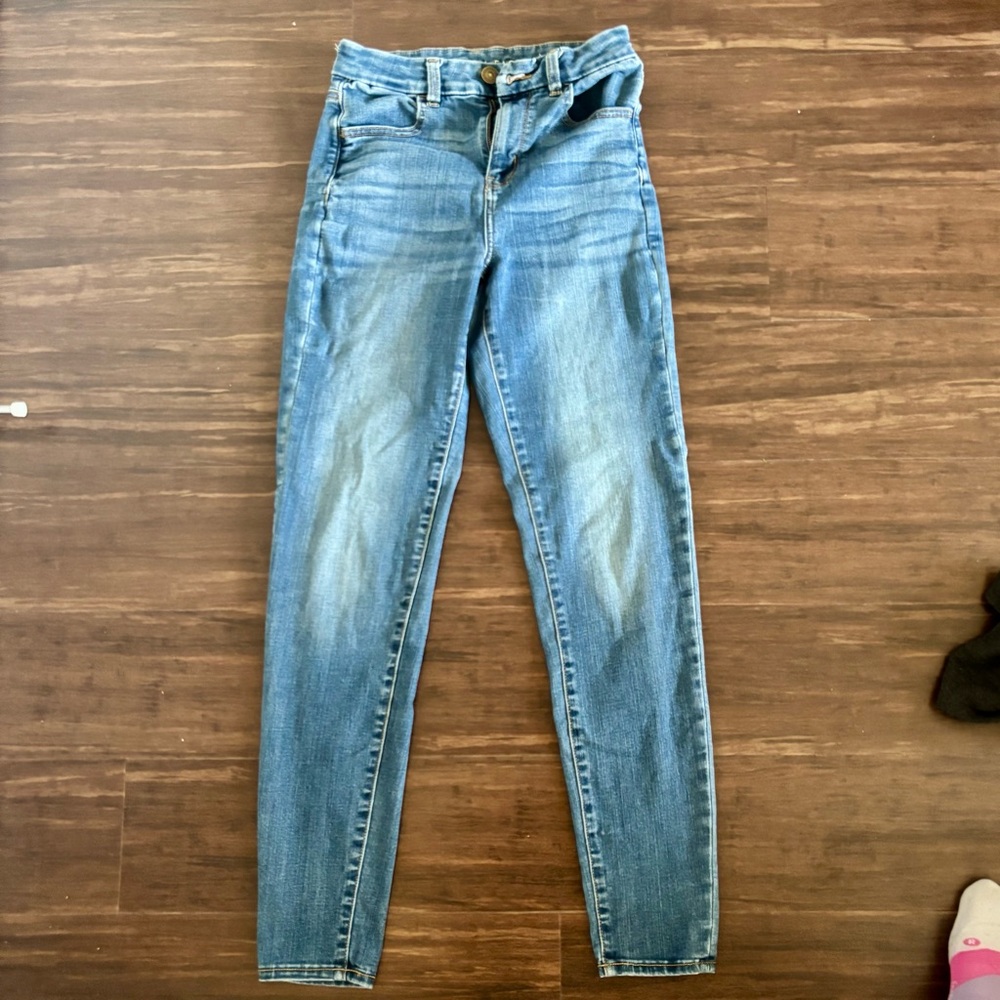 American Eagle Blue Skinny Jeans | Size 2 | Good Condition
